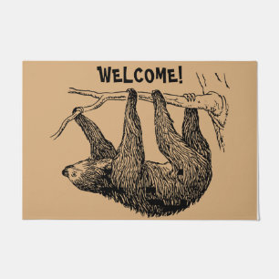 Tapete Sloth Lover Gift, Sloth Welcome Doormat