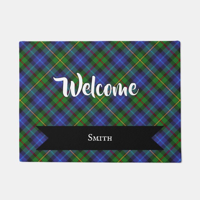 Tapete Smith Clan Scottish Tartan Xadrez Pattern (Frente)