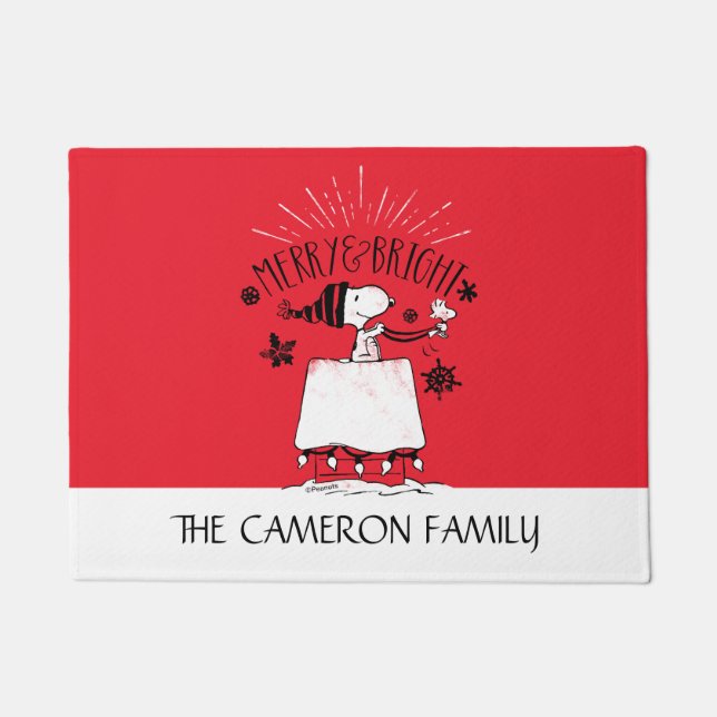 Tapete Snoopy and Woodstock - Feliz e Brilho (Frente)