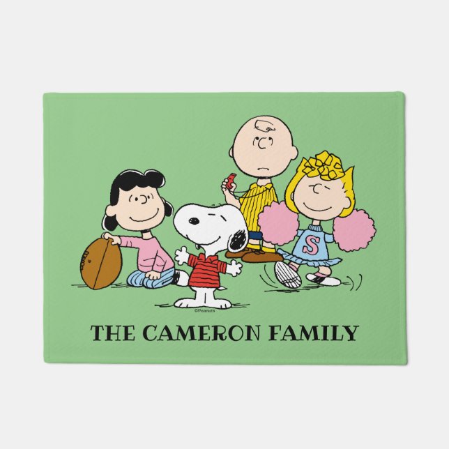 Tapete Snoopy e Gang Play Futebol (Frente)