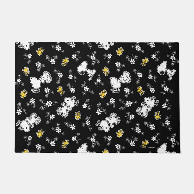 Tapete Snoopy & Woodstock Fun & Flowers (Frente)