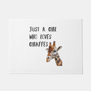 Tapete Só Uma Menina Que Ama Girafas Bestiçadas