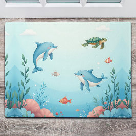 Tapete Sob a costa marítima