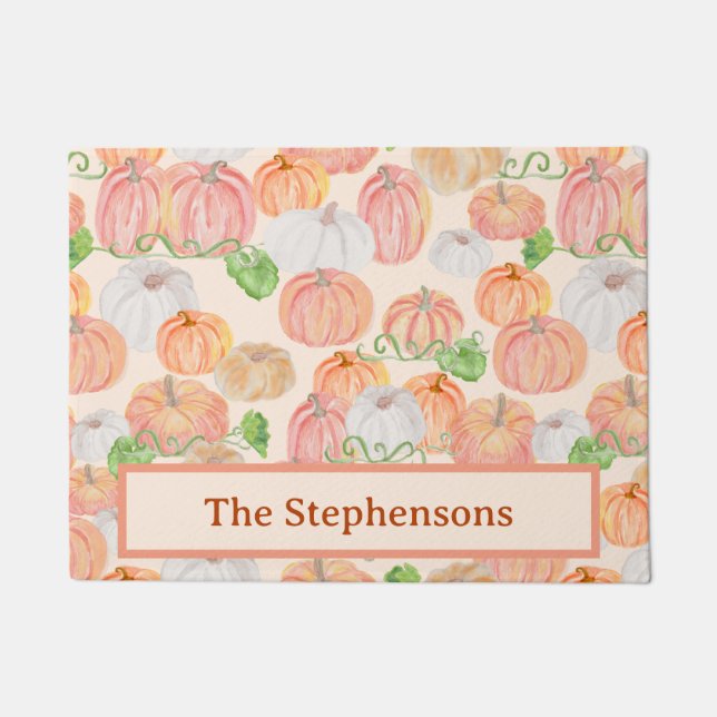 Tapete Sobrenome da família de bombeiros de queda - bem-v (Frente)