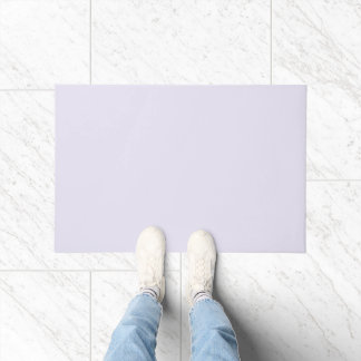 Tapete Solid Pale Lavender Purple Door Mat