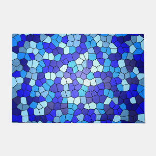 Tapete Sombras de Vidro Azul Obtidos por Shirley Taylor