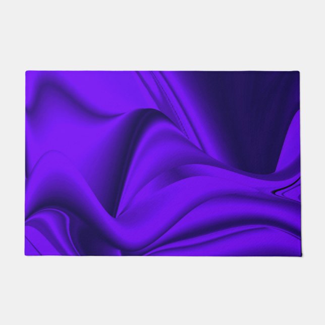 Tapete Sonhos de Arco-Íris de Flor Roxo (Frente)