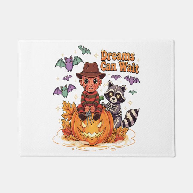Tapete Sonhos de Halloween Podem Esperar Horror Monstro (Frente)