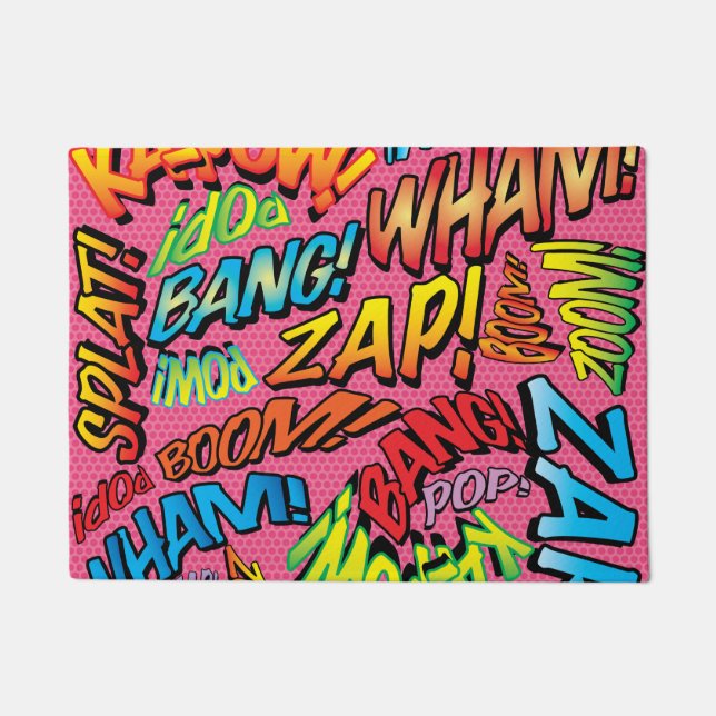 Tapete Sons de Arte Pop de Quadrinhos (Frente)