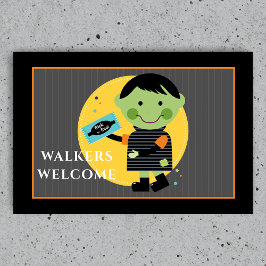 Tapete Sorrindo Zombie Candy Halloween