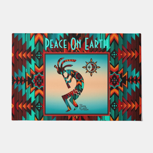 Tapete Southwest Kokopelli Doormat (Frente)