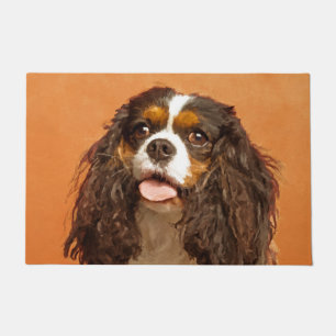Tapete Spaniel de rei Charles descuidado