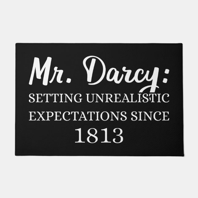 Tapete Sr. Darcy: Expectativas Irrealistas Desde 1813 II (Frente)