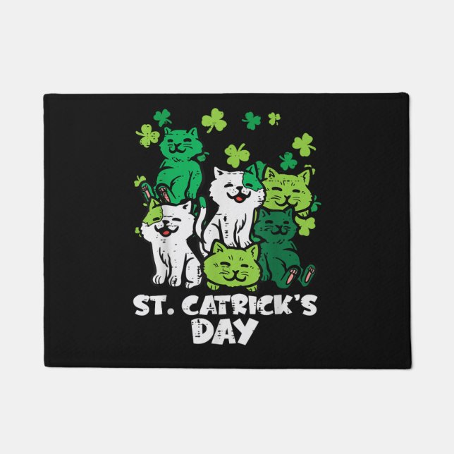 Tapete St Patricks Catricks Day Cats Saint Pattys (Frente)