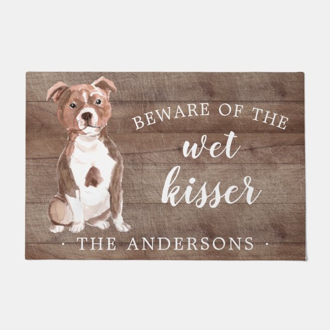 Tapete Staffordshire Bull Terrier Dog Door Mat (Frente)