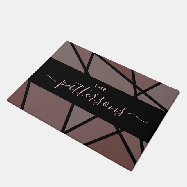 Tapete Stained Glass Imitation to Welcome Home Family (Inclinado)