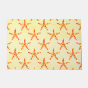 Tapete Starfish Watercolor Art Pattern