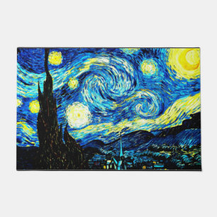 Tapete Starry Night, a famosa pintura de Van Gogh,