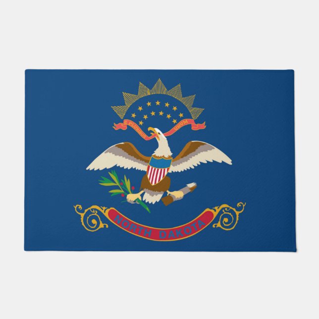 Tapete State Flag of North Dakota, EUA (Frente)