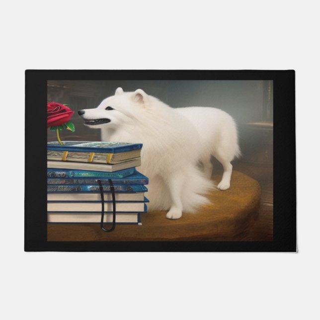 Tapete Steampunk American Eskimo dog Mat (Frente)