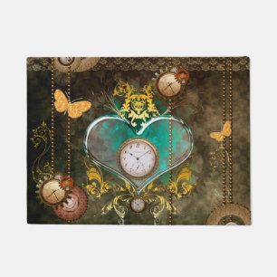 Tapete Steampunk, coração maravilhoso com pulsos de