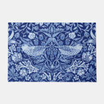 Strawberry Thef Blue Monotone, William Morris