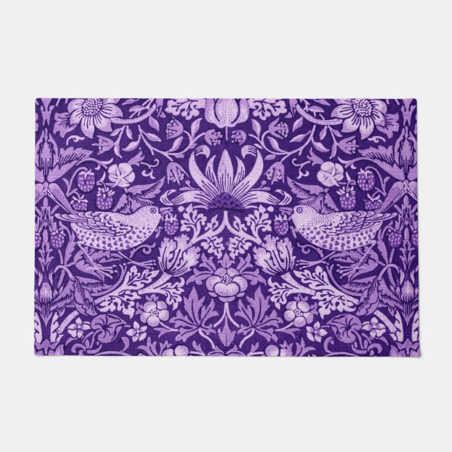 Tapete Strawberry Thef Purple, William Morris (Frente)