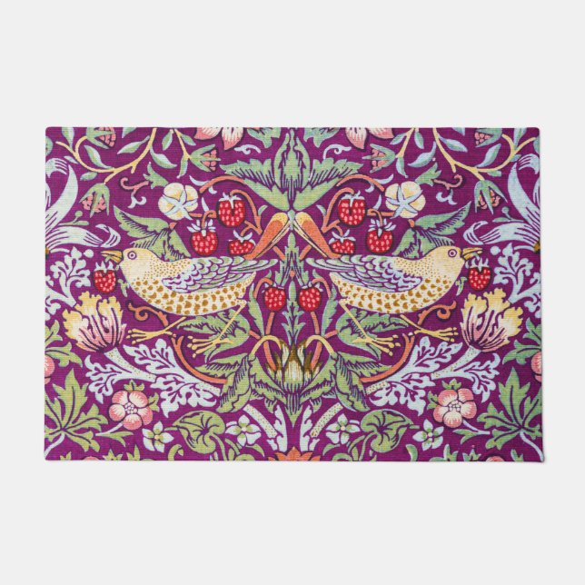 Tapete Strawberry Thef Red, William Morris (Frente)