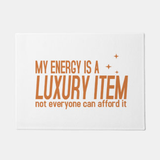 Tapete Sua Energia é um Item de Luxo