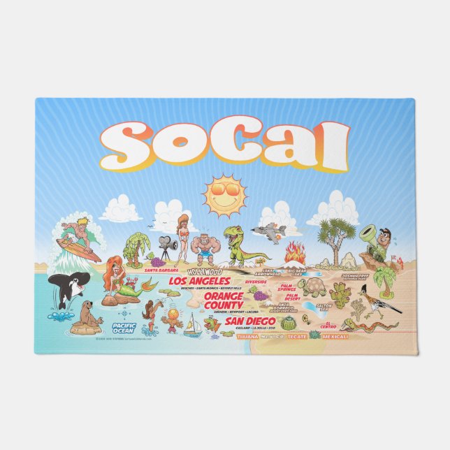 Tapete Sul da Califórnia (Frente)