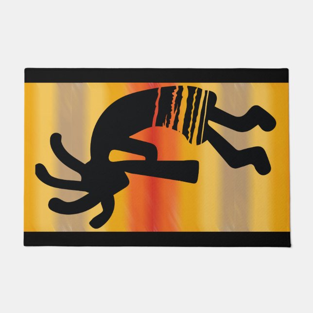 Tapete Sun Colors Kokopelli Southwest Doormat (Frente)