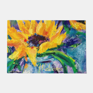 Tapete Sunflower Blues - Porta de boas-vindas