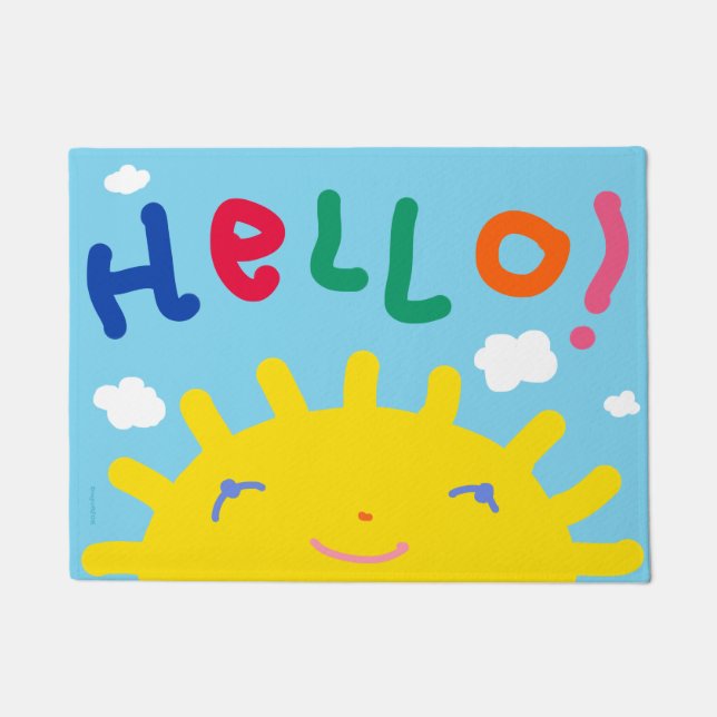 Tapete Sunny Hello Doormat (Frente)