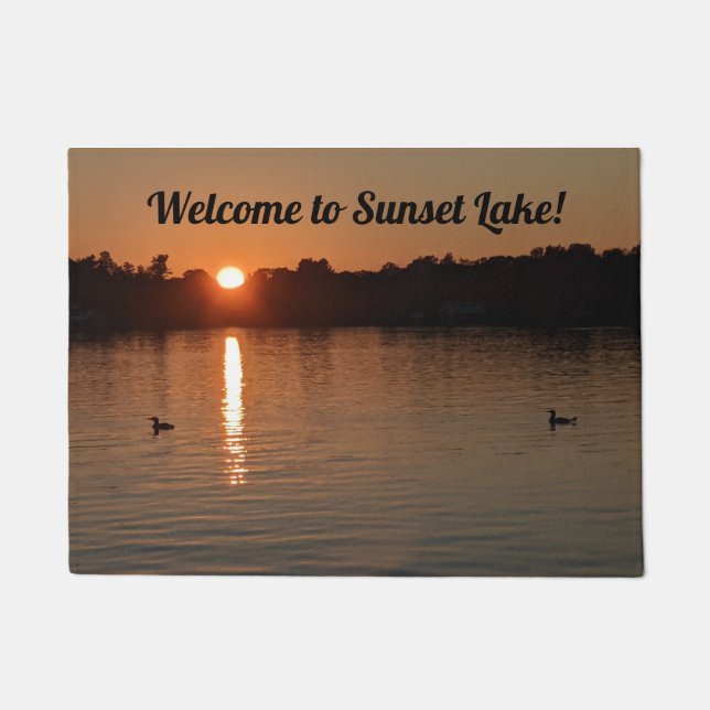 Tapete Sunset Lake Doormat (Frente)