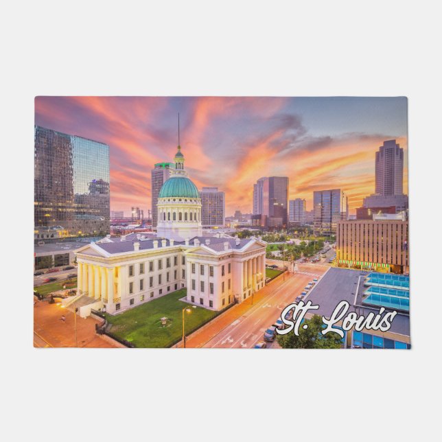 Tapete Sunset Over Rua Louis, Missouri, EUA (Frente)