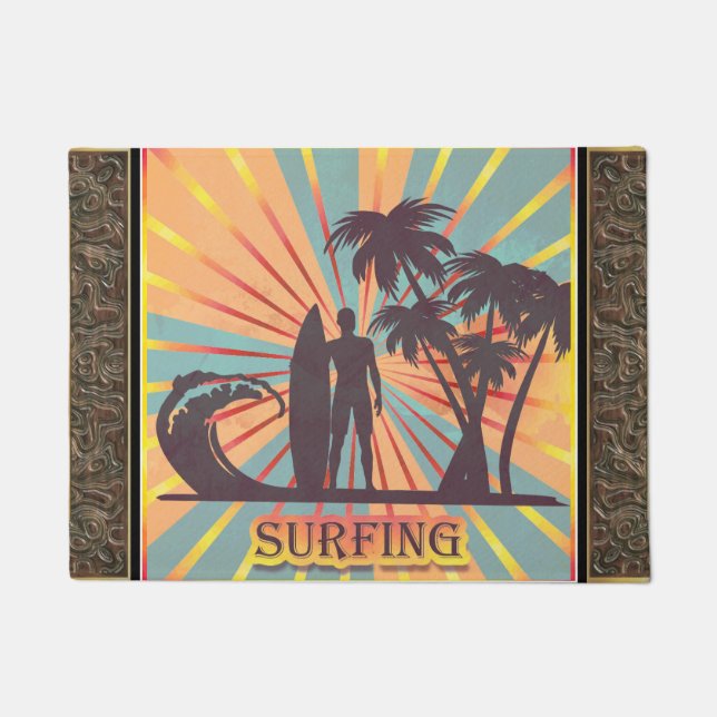 Tapete Surfer Girl Door Mat (Frente)
