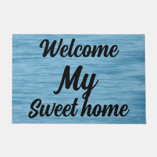 Tapete Sweet Home Blue Doormat | Welcome outdoor mat