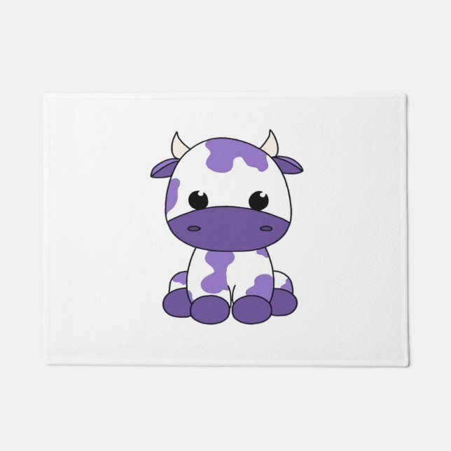 Tapete T-Shirt_1 de vaca roxa (Frente)