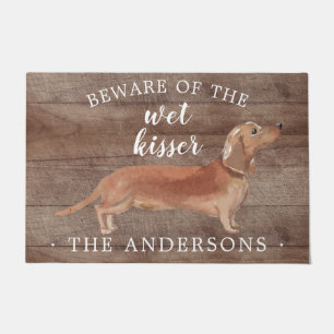 Tapete Tan Dachshund Dog Personated Door Mat