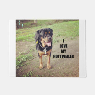 Tapete tan do PIC de w do amor do rottweiler