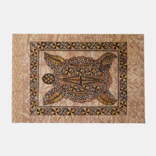 Tapete Tapa havaiano primitivo do tatuagem de Honu