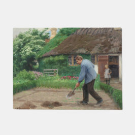 Tapete Tarde do trabalho no jardim (por H.A. Brendekilde)