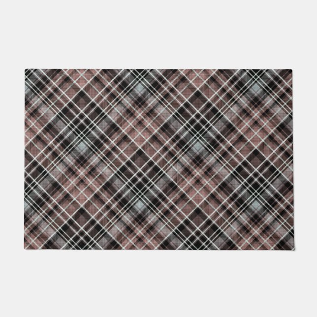 Tapete Tartan Clássico da Xadrez (Frente)