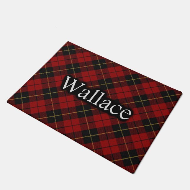Tapete Tartan escocês de Wallace do clã (Inclinado)