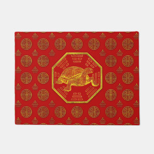 Tapete Tartaruga/tartaruga douradas Feng Shui