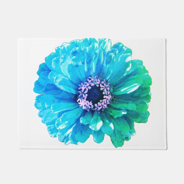 Tapete Teal Blue Daisy (Frente)