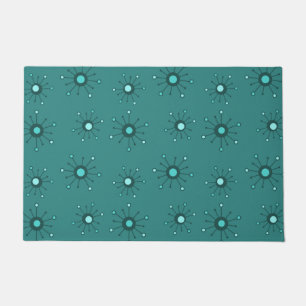 Tapete Teal de Starbursts Atômicos