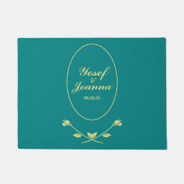 Tapete Teal Rosa Wedding