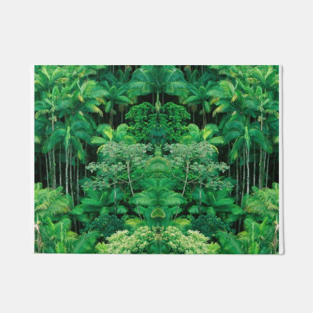 Tapete Tema da Floresta da Chuva Surreal (Frente)
