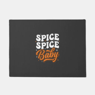 Tapete Temática de Halloween Bebê Spice Retro Tipografia 